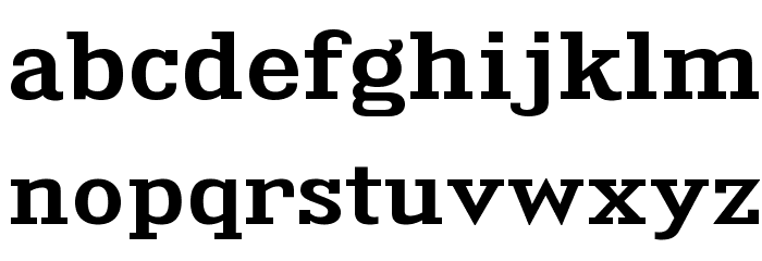 KingsbridgeExSb-Regular Font LOWERCASE
