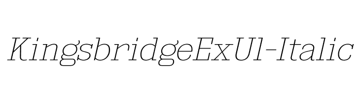 KingsbridgeExUl-Italic  नि: शुल्क फ़ॉन्ट्स डाउनलोड