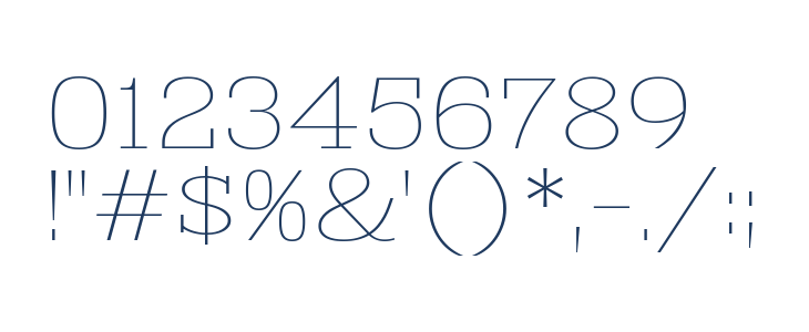 KingsbridgeExUl-Regular Other Characters
