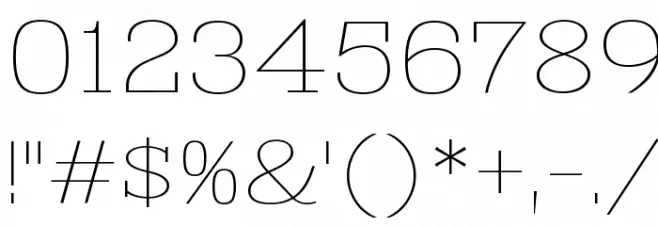 KingsbridgeExUl-Regular Font OTHER CHARS