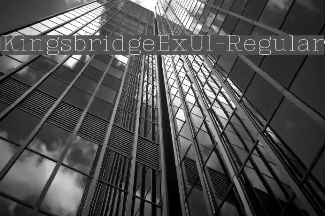 KingsbridgeExUl-Regular Font examples