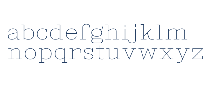 KingsbridgeExUl-Regular Lowercase