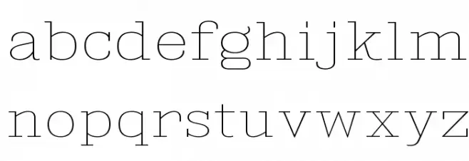 KingsbridgeExUl-Regular Font LOWERCASE