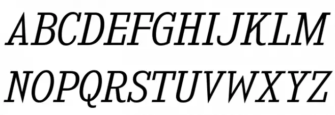 KingsbridgeLt-Italic Шрифта ВЕРХНИЙ