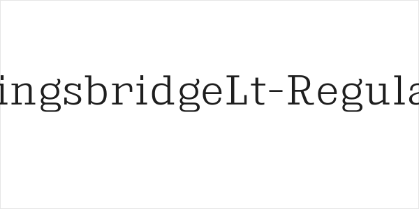 KingsbridgeLt-Regular Logo