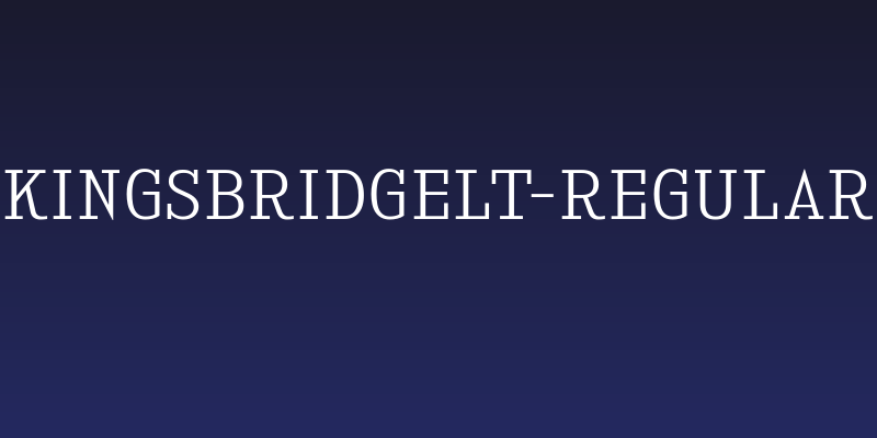 KingsbridgeLt-Regular Social Header