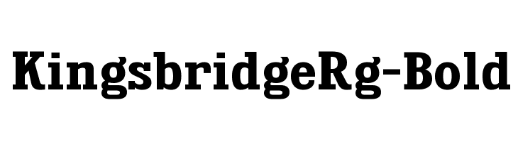 KingsbridgeRg-Bold  免费字体下载