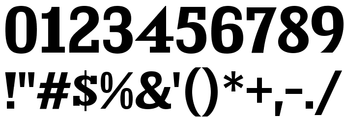 KingsbridgeRg-Bold Font OTHER CHARS