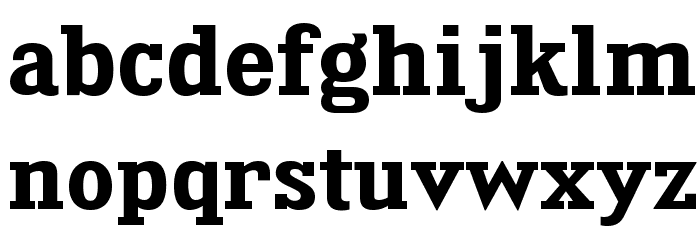 KingsbridgeRg-Bold Font LOWERCASE