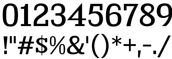 KingsbridgeRg-Regular Font OTHER CHARS