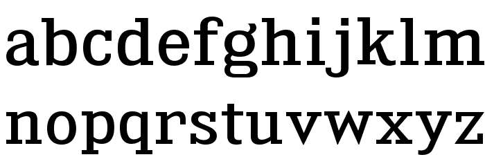 KingsbridgeRg-Regular Font LOWERCASE