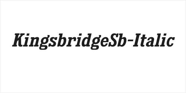 KingsbridgeSb-Italic Logo