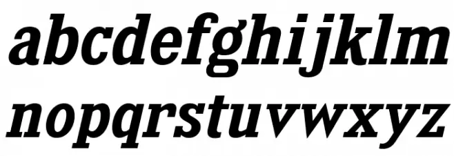 KingsbridgeSb-Italic फ़ॉन्ट लोअरकेस