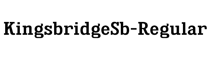 KingsbridgeSb-Regular  Free Fonts Download