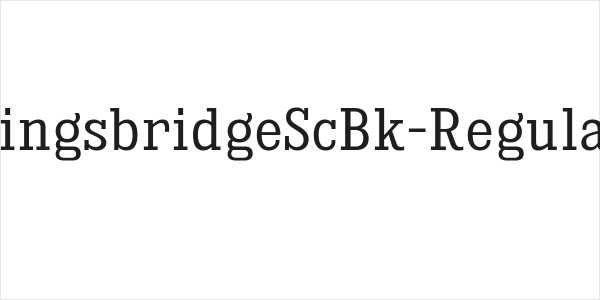 KingsbridgeScBk-Regular Logo