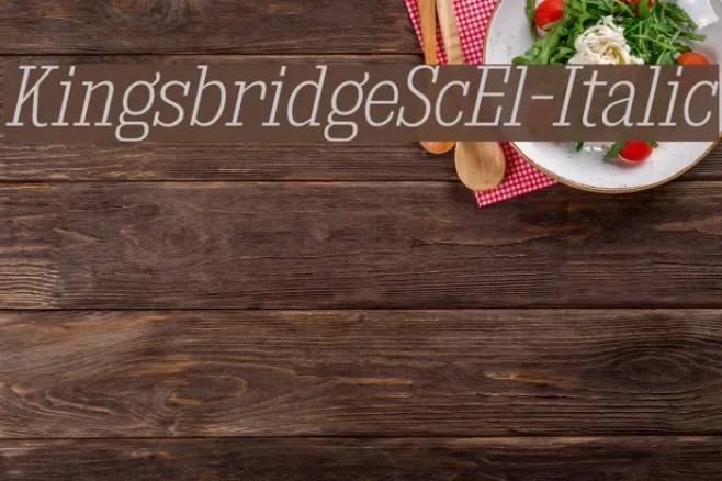KingsbridgeScEl-Italic Example 2
