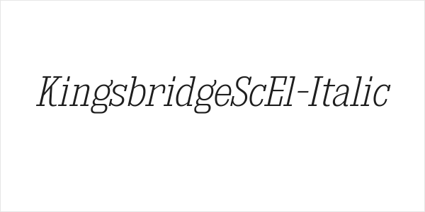 KingsbridgeScEl-Italic Logo