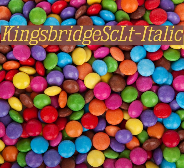 KingsbridgeScLt-Italic Example 1