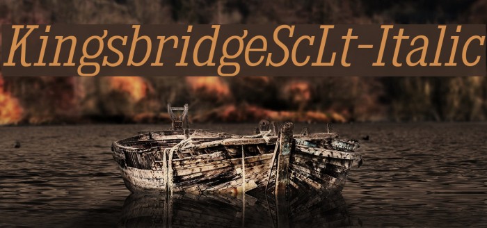 KingsbridgeScLt-Italic Example 2