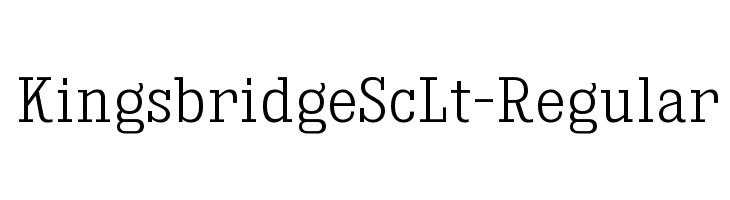 KingsbridgeScLt-Regular  免费字体下载