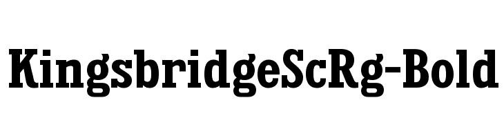 KingsbridgeScRg-Bold Font