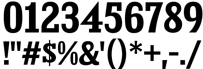 KingsbridgeScRg-Bold Font OTHER CHARS