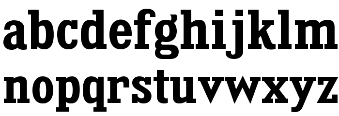 KingsbridgeScRg-Bold Font LOWERCASE