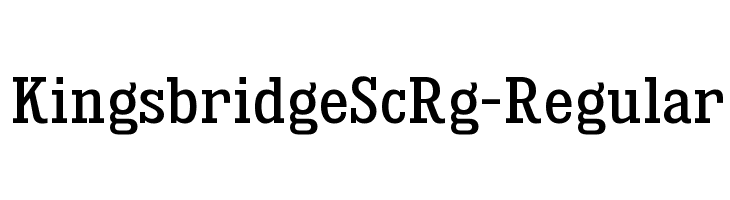 KingsbridgeScRg-Regular  Fuentes Gratis Descargar