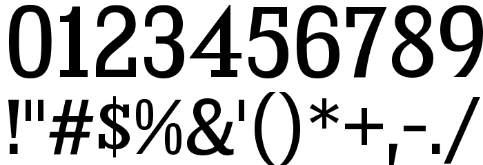 KingsbridgeScRg-Regular Font OTHER CHARS