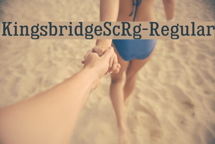 KingsbridgeScRg-Regular Font examples