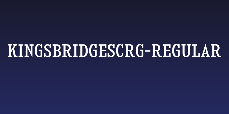 KingsbridgeScRg-Regular Social Header