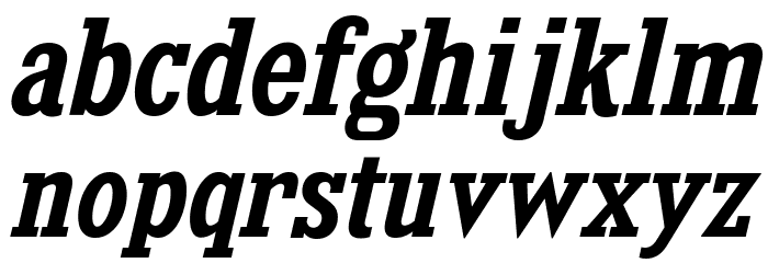 KingsbridgeScSb-Italic Font LOWERCASE