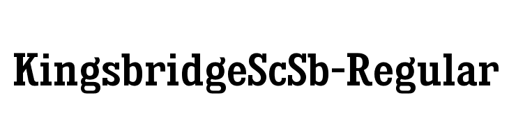 KingsbridgeScSb-Regular Font