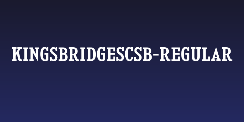 KingsbridgeScSb-Regular Social Header