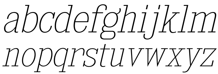 KingsbridgeScUl-Italic Font LOWERCASE