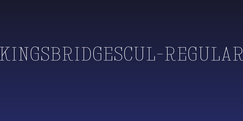 KingsbridgeScUl-Regular Social Header