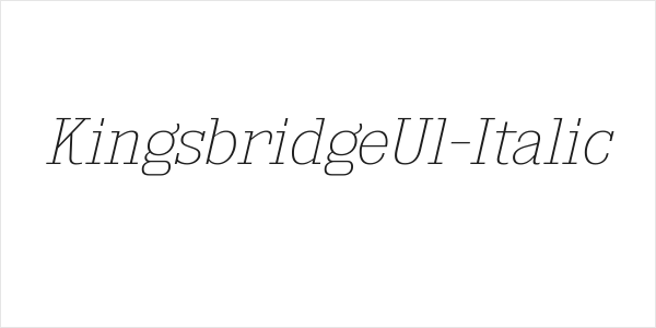 KingsbridgeUl-Italic Logo