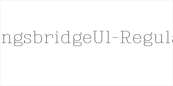 KingsbridgeUl-Regular Logo