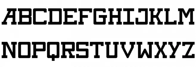 Kingsbury Regular Шрифта ВЕРХНИЙ