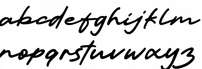 Kingshare Schriftart Kleinbuchstaben