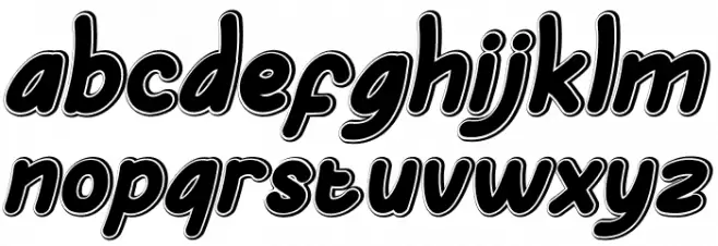 Kingside Demo Italic फ़ॉन्ट लोअरकेस