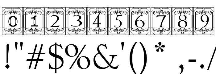 Kingsland Timur Font OTHER CHARS