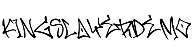 KingslayerDemo  font caratteri gratis