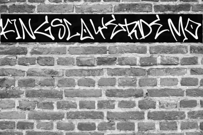 KingslayerDemo Font examples