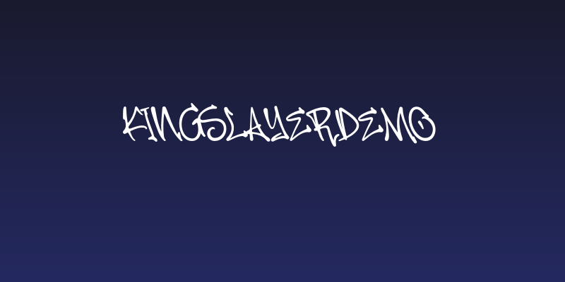 KingslayerDemo Social Header