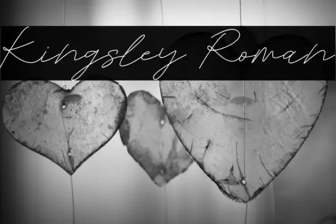 Kingsley Roman Font examples