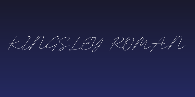 Kingsley Roman Social Header