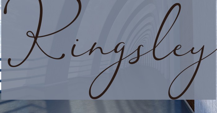 Kingsley Font examples
