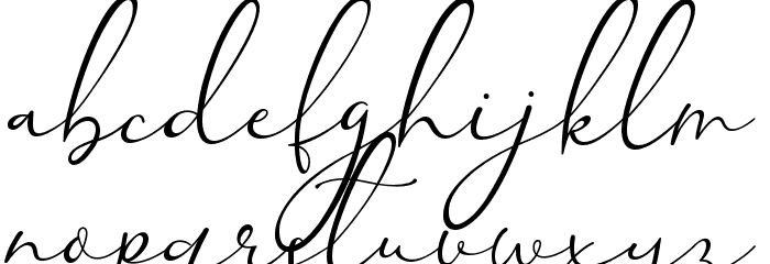 Kingsley Font LOWERCASE