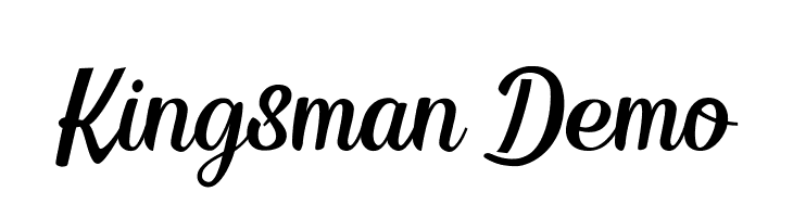 Kingsman Demo  font caratteri gratis